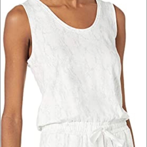 NWT,Daily Ritual,ULTRA Soft Jumpsuit/Romper, Elastic Waist with Tie, Sleeveless - Picture 15 of 16